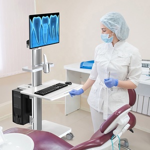 Chariot médical dentaire pour clinique, chariot de numérisation buccale avec roues pour hôpitaux et cliniques, chariot informatique - Product Image 5
