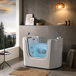 Nouvelle conception Aqua Gallery, <span class=keywords><strong>baignoire</strong></span> bébé autoportante en acrylique avec massage, température constante, <span class=keywords><strong>bleu</strong></span>, design mignon pour enfants, <span class=keywords><strong>baignoire</strong></span> bébé - Product Image 3