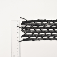 En gros Empeignes de chaussures semi-finies en sangle de cuir PU métallisé ajouré et entrecroisé pour sandales et pantoufles d'été