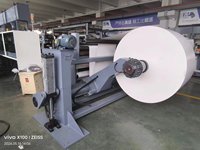 Máquina de Impresión Flexográfica para Fábrica de Empaques Moderna, Imprime en Rollo Papel Base para Vasos Laminado con PE