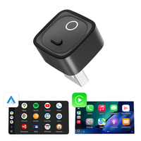 Adaptateur 2-en-1 sans fil CarPlay Android Auto, convertisseur USB, dongle Plug and Play pour voiture, distributeur en gros OEM