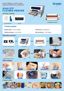 Impresora de Inyección de Tinta UV Plana A3 3360 para Pequeñas Empresas, Impresión de Tarjetas de PVC y Bolígrafos - Product Image 2