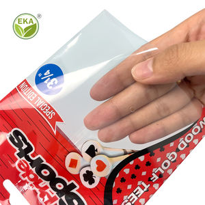 Minlee Euro Hold sac de tête d'opp en plastique Transparent pour <span class=keywords><strong>carte</strong></span> de jeu équipement de <span class=keywords><strong>Golf</strong></span> emballage sac de <span class=keywords><strong>carte</strong></span> de tête - Product Image 5