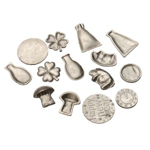 Pièces de monnaie porte-bonheur en alliage étain-bismuth en gros, 3g, <span class=keywords><strong>pour</strong></span> le Nouvel An, souvenir porte-bonheur - Product Image 4