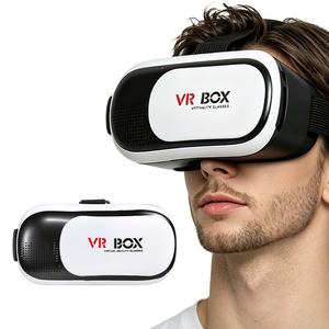 0728 Gafas 3D Compatibles con Auriculares, Diseño con Conector para Auriculares, Auriculares Inalámbricos Portátiles, Caja de Realidad Virtual - Product Image 1