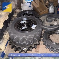 Rouleau de chenille d'entraînement pour pelle hydraulique série XE, 19 dents, alésage 185 mm, pour train de roulement