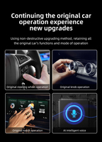 Adaptador Multimedia Inalámbrico para Auto 3 en 1 OEM ODM de 4 Núcleos RK3528 4+32G 13.0 para IOS 10+/iPhone 6+/Android 13.0 con 1 Año de Soporte