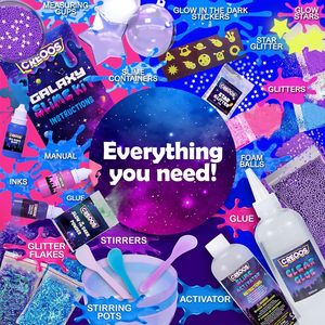 Kit de slime personnalisé, kit de fabrication DIY, slime scintillant, créez votre propre slime, slime qui brille dans le noir - Product Image 6