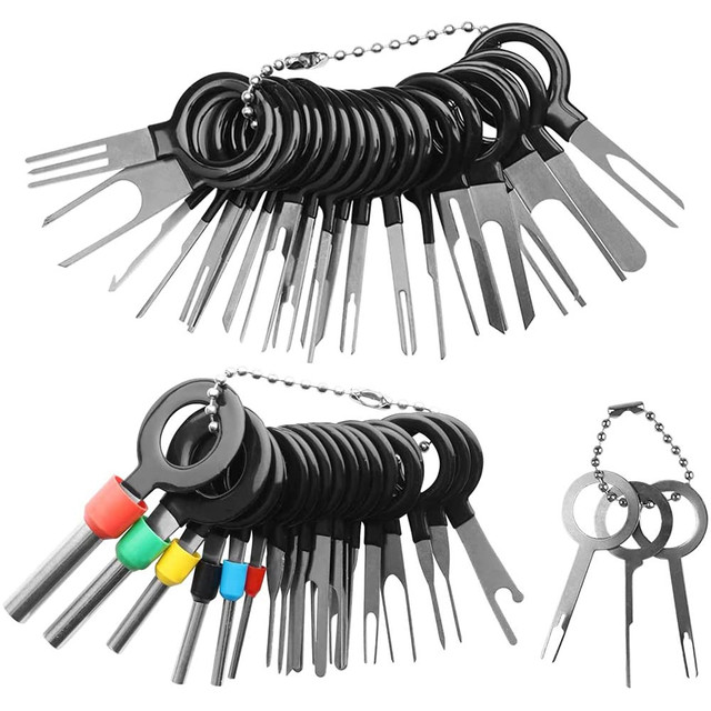 Auto Terminals Removal Key Tool Set 41pcs 18 26pcs Pin Wire Connector Extractor Electrical Plug Crimp Puller Repair Hand Tool