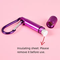 Mini lampe torche LED UV promotionnelle personnalisée, rechargeable, haute puissance, longue portée, étanche, en acier inoxydable