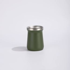 Vaso Térmico de Acero Inoxidable de Doble Pared de 8oz, Taza para Mate, Acabado Mate Multicolor - Product Image 4
