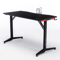Nouvelle table de jeu pour ordinateur portable 2026 avec design de pieds creux, en forme de T, LED RGB, la meilleure table de jeu Mesa Gamer
