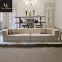 Ensemble de canapés individuels gris en cuir de style ottoman de luxe, sur mesure, pour villa, mobilier Majlis arabe moderne
