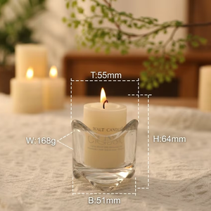 Porte-bougie cylindrique <span class=keywords><strong>en</strong></span> <span class=keywords><strong>verre</strong></span> transparent, vente <span class=keywords><strong>en</strong></span> gros, centre de table votif pour la décoration intérieure - Product Image 1