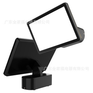 Lampe murale d'extérieur carrée 350x240mm en alliage d'aluminium étanche pour jardin et terrasse - Product Image 4