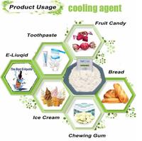 Agent réfrigérant Taima Ws-23 Poudre cristalline blanche Saveur Ws23 pour jus pour aliments