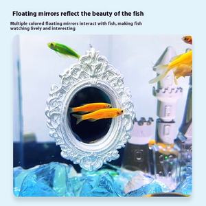 Internet célébrité glace bleu cristal pierre château carrousel moulin à vent pour <span class=keywords><strong>aquarium</strong></span> aménagement paysager Micro aquariums accessoires - Product Image 2