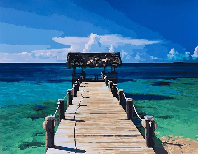 Quai de la mer bleue