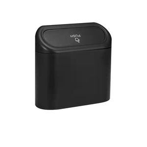 QEEPEI New Waterproof Portable Car Door Trash Can Auto Dustbin Garbage Box Car Storage Trash Bin with Lid and rubbish bag