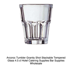 Vaso de chupito de vidrio templado Granity 4.5 cl Apilable Arcoroc H 5.8 cm Ø 4.8 cm - Product Image 2