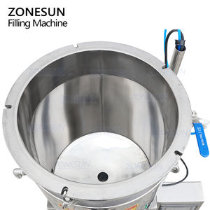 ZONESUN ZS-GTPP1H Semi-automatic Quantitative Single Head Cosmetics Eyeshadow Lip Gloss <b>Mascara</b> Mixing Heating Filling Machine - Product Image 3