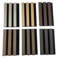 Panneaux acoustiques en mousse MDF écologiques au design moderne, insonorisants, pour décoration murale de bureau, 1.0 NRC