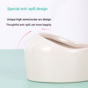 Tazón <span class=keywords><strong>de</strong></span> comida para hámster multifunción antiderrames <span class=keywords><strong>de</strong></span> cerámica ecológica, lo último en venta al por mayor - Product Image 3