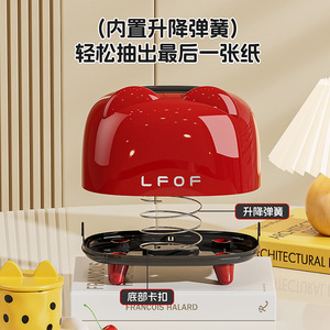 LFOF Tissue Box Cartoon Design Desktop Storage Box Multifunctional Home Office Use - Product Image 2