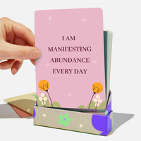 100 Tarjetas de Afirmación Personalizadas para Mujeres, Mazo de 75 Tarjetas de Gratitud para el Cuidado Diario de la Autoestima, Meditación, Manifestación, Regalos Espirituales