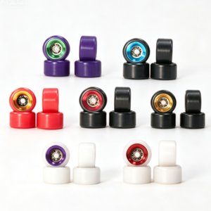 Ruedas Profesionales para Fingerboard CNC al por Mayor con Rodamientos, Material POM, Piezas Duraderas para Skateboard - Product Image 1