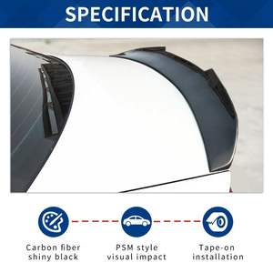 Sline <span class=keywords><strong>A6</strong></span>รถสไตล์ PSM C8คาร์บอนไฟเบอร์แท้ปีกท้ายรถสปอยเลอร์ท้ายรถสำหรับ <span class=keywords><strong>Audi</strong></span> <span class=keywords><strong>A6</strong></span> S6 C8รถเก๋ง2019 2020 2021 2022 <span class=keywords><strong>2023</strong></span> 2024 - Product Image 3