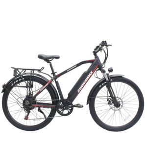 Bicicleta eléctrica de montaña de 27.5 pulgadas y 7 velocidades, aleación de aluminio, batería oculta de 36V 10.4ah 250W, freno de disco hidráulico - Product Image 1