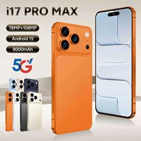 Smartphones I17 Pro Max 5G 4G LTE Quad Core 256 Go 512 Go 1 To 2 To I16 Android OS Écran 6,9 Pouces HD+ Bouton Action GPS Orange