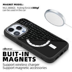 Étui en cuir PU magnétique de luxe personnalisé - Product Image 4