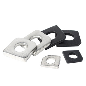 Rondella Quadrata Smussata GB853 in Acciaio al Carbonio M8-M36 Finitura Sbiancata DQ-36 per Impieghi Gravosi Certificata DIN/ISO Rondella per Acciaio Profilato - Product Image 2