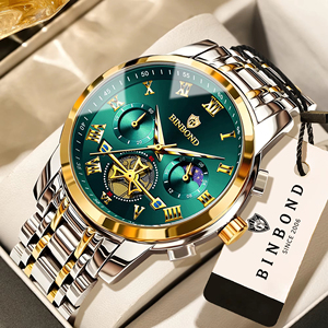 Reloj de Pulsera Cronógrafo Binbond B780 <span class=keywords><strong>780</strong></span> para Hombre, Relojes de Cuarzo Deportivos de Lujo Luminosos e Impermeables para Hombre, Relojes Duraderos - Product Image 3