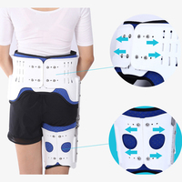 Brace de Fixation d'articulation de pied de hanche médicale de vente chaude support articulé de soins postopératoires pour l'application de corps de dislocation de tête tibiale