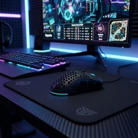 Mouse Gaming Esports Nirkabel 2.4G Ringan 40g dengan Sensor Optik 8K Polling DPI, Sakelar Optik, dan Koneksi BT