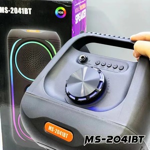 Enceinte portable sans fil BT 5W avec basses, double haut-parleur de 8 pouces, fabrication personnalisée, avec lumière LED colorée, Parlantes Portatiles BT/FM/USB/TWS - Product Image 6