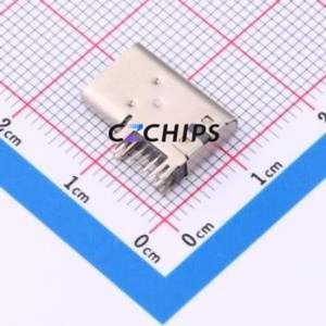 TYPE-C-516-ZDRH20 USB Connector Through hole Component (THT) Connector Type-C Female Side Insert 16P - Product Image 2