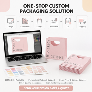Bolsa de Regalo <span class=keywords><strong>para</strong></span> Velas Blancas de Lujo Personalizada con Asa de Terciopelo, Lazo de Cinta de Satén e Impresión Offset con Logotipo en Dorado - Product Image 6