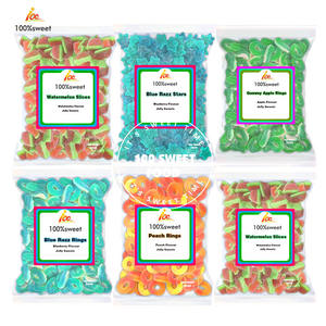 Oem Odm 개인 라벨 할랄 모듬 구미 믹스 캔디 도매 대량 신 달콤한 구미 - Product Image 1