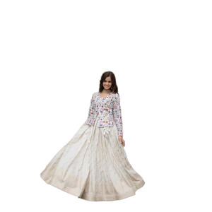 ผ้าจอร์เจียเทียมปักเลื่อมสำหรับผู้หญิงผ้าจอร์เจีย - Product Image 1