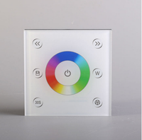 Contrôleur LED mural tactile Bincolor P4+T4 RGBW 4 canaux RF avec variateur de lumière