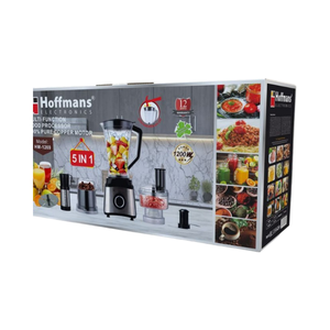 Licuadora Multifuncional Hoffmans 6 en 1 de Alta Calidad, Motor Potente de 1200W, Estilo Comercial, Trituradora de Hielo para África, Ghana - Product Image 6