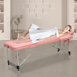 <span class=keywords><strong>Table</strong></span> <span class=keywords><strong>de</strong></span> <span class=keywords><strong>massage</strong></span> pliable légère à 3 sections pour salon <span class=keywords><strong>de</strong></span> beauté avec trou - Product Image 6