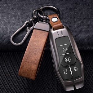 Chine usine métal cuir TPU matériel durable <span class=keywords><strong>clé</strong></span> de voiture couverture de luxe housse universelle pour <span class=keywords><strong>ford</strong></span> - Product Image 5