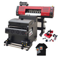 Imprimante numérique à double tête a3 dtf, pour t-shirt, textile, film pet thermique a3 uv dtf