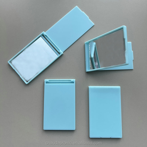 Single Side Folding Compact Mirror Plastic Mirror with Customization OEM Promotional Mirror
