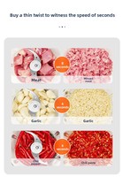 Machine à Fufu en acier inoxydable robuste de 20 L, hachoir à viande et mélangeur avec verrou de sécurité pour cuisine commerciale, hachoir à viande pour saucisses